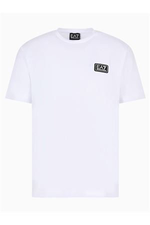 T-shirt girocollo Logo Series in cotone EA7 EMPORIO ARMANI | T-Shirt | 6RPT02 PJ02Z1100